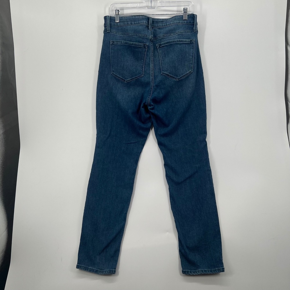 Old Navy Womens High Rise Wow Straight Jeans Medium Wash Size 12 Denim - Picture 4 of 7